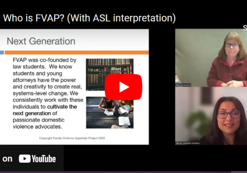 ASL Who Is FVAP Video Image